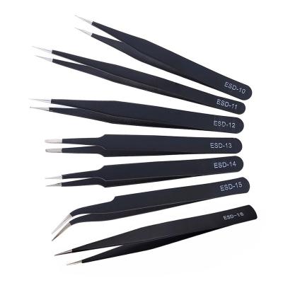 China Vetus Original Vetus Eyebrow Tweezers Straight And Curved Genuine Swiss Quality For Professional Eyelash Extension for sale