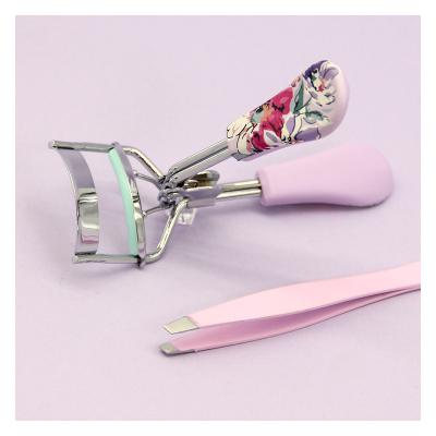 China Small Half Different Private Label Plastic Wick Best Kit Eyelash Curler Set for sale