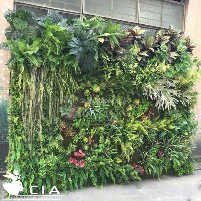 China Large Area Super Hotel Art Plants Outdoor Artificial Wall for sale