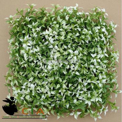 China Hedge Fencing Decoration Artificial Plants , Fake Grass , Artificial Leave Artificial Grass Mat for sale