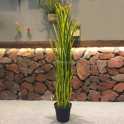 China Artificial Sansevieria with Pot for Home and Restaurant Decorction Artificial Cylindrical Sansevieria, Snake Plants for Home and Restaurant Decoration for sale