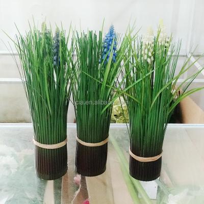 China Home Decoration Onion Grass Real Looking Decoration Artificial Hyacinth Flower for sale