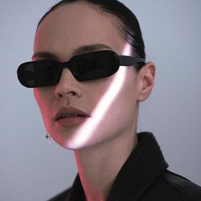 China Fashion sunglasses 2021 fashionable sunglasses 2021 women's retro narrow oval sunglasses women's eyeglasses for sale