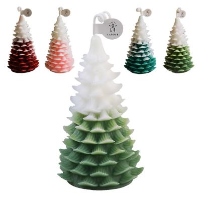 China Weddings Factory Candles Custom Christmas Trees Shaped Candles For Home Business Gifts Christmas Ornaments Christmas Decoration for sale