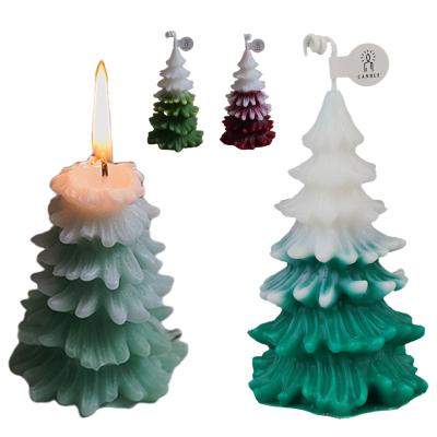 China Wholesale Weddings Factory Candles Christmas Trees Shaped Candles For Home Business Gifts Christmas Ornaments Christmas Decoration for sale