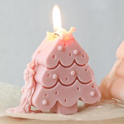 China Weddings Factory Candles Custom Christmas Trees Shaped Candles For Home Business Gifts Christmas Decoration Supplies for sale