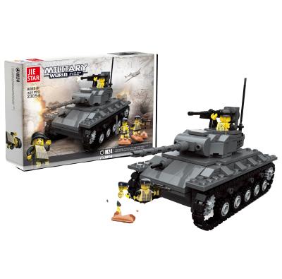 China DIY TOY 425 Pcs Military Tank Building Block Building Toys For Educational Toys Children Plastic Connecting Toys for sale