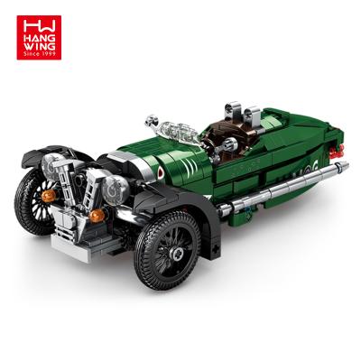 China Educational 8151 487PCS Diy Building Toy Toys Bricks Model Kit Morgan Three-Wheel No. 1 Building Block Car Assembling Set for sale