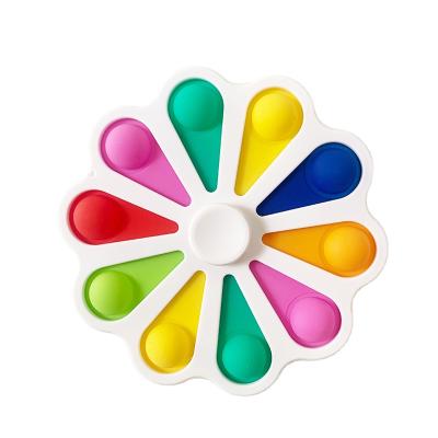 China For Main Hand Spinning Color Toys 2021 New Toy Kids Plastic Bubble Press Stress Worry Relief Stirring fidgety person toys for sale