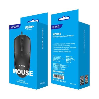 China Usb Wired KSC-355 YUANTU Responsive Three Button Optical Mouse for sale