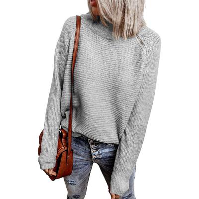 China Dropshipping Solid Color Crewneck Anti-pilling Customized Zipper Sweater Women Sweaters Women Tops Knitted Sweater for sale