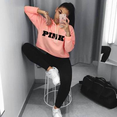 China Anti-pilling Dropshipping Letter Printed Long Sleeve Designer Hoodies Custom Logo Crop Top Plush Sleeve Hoodie for sale