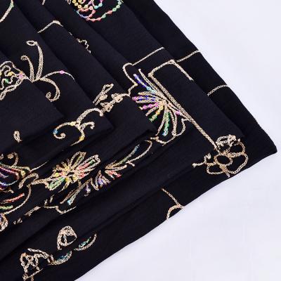 China Wholesale Custom Embroidery Breathable Lightweight Jacquard Cotton NR Nylon Woven Fabrics For Clothing for sale