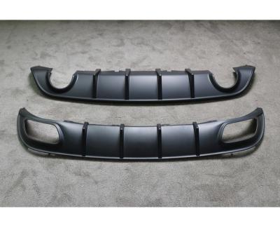 China Plastic rear diffuser for the loader which fit square/round tail pipe for sale