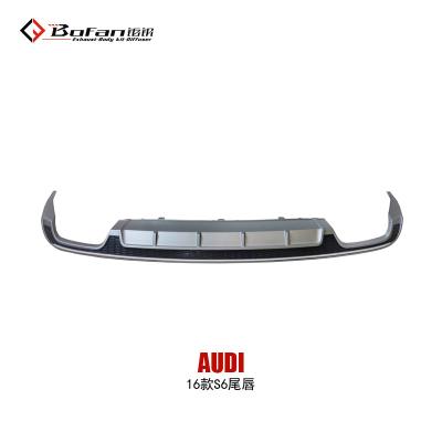 China Plastic New 2016 A6 Up To S6 Looking Rear Diffuser With Exhaust Tips For Audi for sale