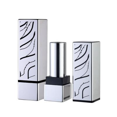 China Lippenstift-Rohr-Aluminium-Lippenstift-Kasten des Quadrat-JL-LS124 zu verkaufen