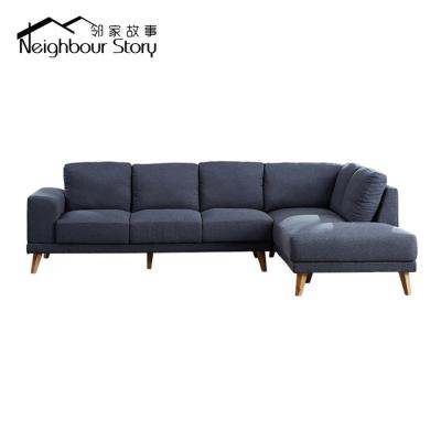 China (Other) Adjustable European Fabric Corner Sofa, 3 Seater Sofa, Modern Corner Sofa for sale