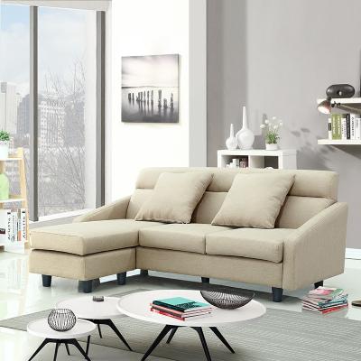 China Corner Sofa Home Life Linen With Split Back Adjustable Quality Klik Klak Sofa Futon Bed Sleeper Convertible for sale