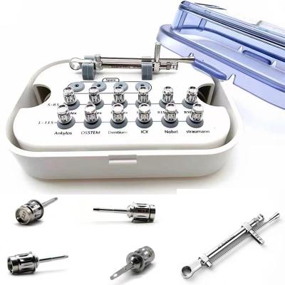 China 16pcs hospital dental implant surgical instrument, dental drivers, dental screw torquedental screwdriver for sale