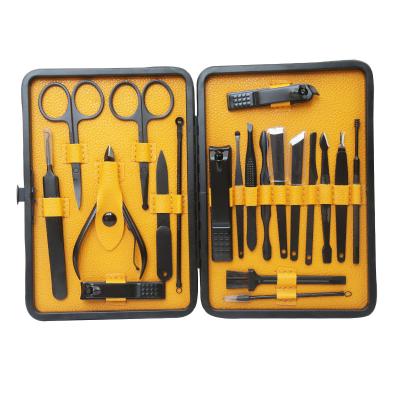 China Protable Customized New Stainless Steel Twenty Piece Nail Repair Tool Kit for sale