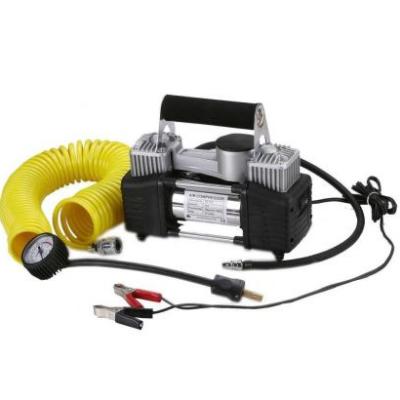 China DC 12v Heavy Duty Portable Electric Car Tire Air Compressor Double Cylinder Car Compressor for sale