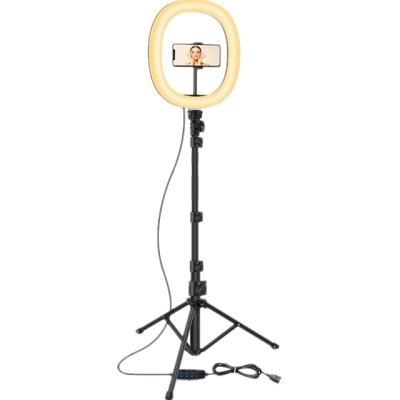 China Mini Hot Sale 10 Inch Selfie Ring Light With Tripod With Selfie Stick LED Ring Light Remote Control Ticking Ring Video Light for sale