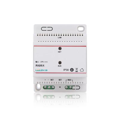 China Newcomer LELEN Fireproof SMART HOME PC LEELEN Two-Wire Gateway (TP-bus Gateway) for sale