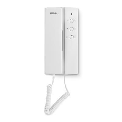 China LEELEN IP good prices telephone intercom / audio indoor door bell EH-IS-F10-EN1 white for sale