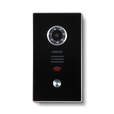 China New Touch Screen LEELEN Point 10.1 Inch Video Door Phone System IP Intercom For Apartment 15E&V36 for sale