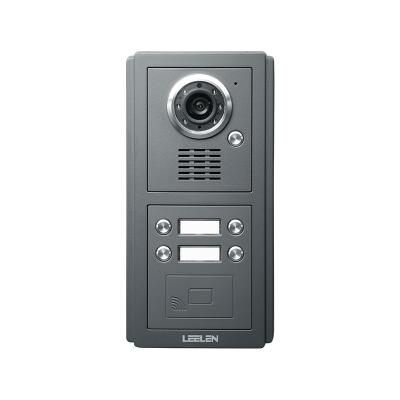 China Outdoor Alarm Entry/Exit LEELEN Digital Station Model 8 Video Intercom With Mechanical Push Button Access Control Function for sale