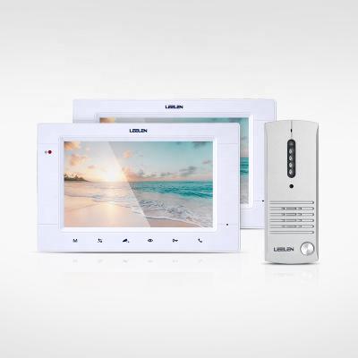 China Touch screen factory price IP video door phone bell intercom with 7 inch touch screen for villa 1 2 outdoor indoor 305E for sale