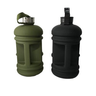 China 2.2L Outdoor Gymnasium Water Bottle PETG Sports Water Bottle BPA Free Drinking Reusable Reusable Water Jug for sale