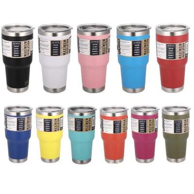 China Wholesale Yetys Vacuum Yeticooler Tumbler Water Bottle Wine Viable Magnetic Cover Insulated Coffee Mug 14oz With Magnetic Lids for sale