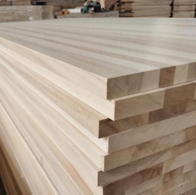 China Modern high quality solid wood panel paulownia poplar m3 wood price for sale