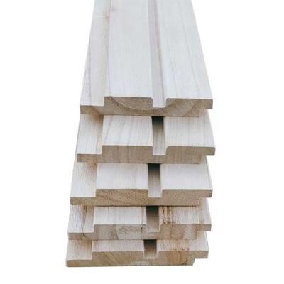 China Modern High Quality Soild Bleached Paulownia Wood Panels 2x4 Lumber Prices Paulownia Wood Panel for sale