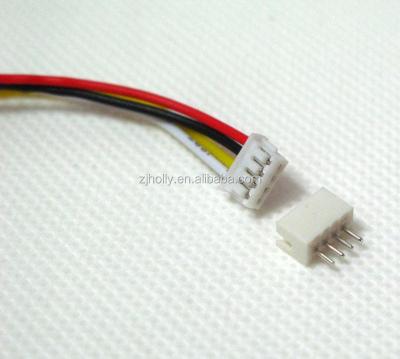 China ZH 4 Pin 1.5mm JST Electronic Connector With Cable Assembly Wires for sale