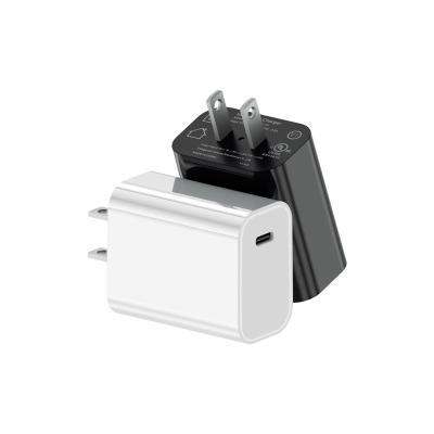 China Household Electrical Appliances US PIN 20w Type c PD fast charger for smart phone for sale