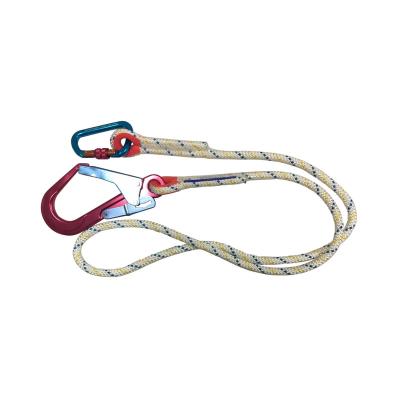 China Fall Protection Equipment Fall Arrest Lanyard Kernmantle Lifeline Rope for sale