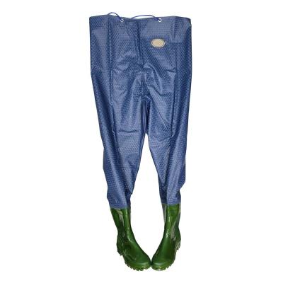 China Fishing Sports Hot PVC Tarpaulin Pants PVC Boots Fishing Waders for sale