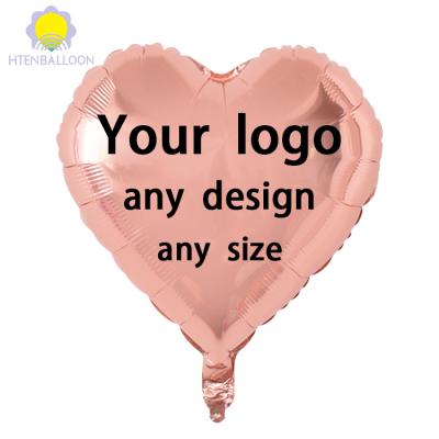 China Wholesale Advertising Self-Sealing Helium Balloons Custom Logo Party Decoration Foil Anniversary Mylar Balloon for sale