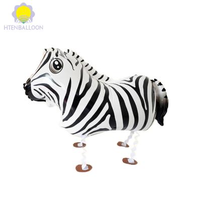 China Gift Toy New Design Kids Toy Zebra Shaped Balloons Inflatable Animal Pet Walking Ball for sale