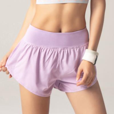 China Breathable Sports Shorts Women's Fitness Yoga Running Hot Pants Quick Dry Gym Training Breathable Safety Pants Safety Gaiters for sale