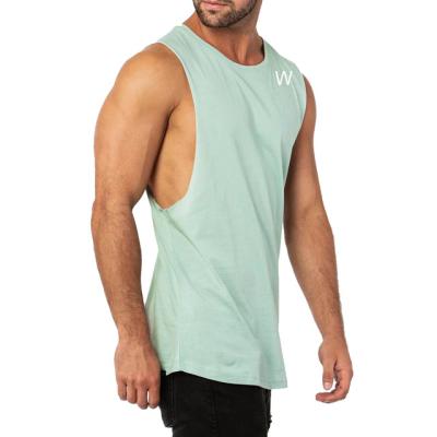 China Breathable Bulk Wholesale Sports Fashion Low Open Cut Sleeve With 95 Polyester Cotton 5 13% Spandex Nylon 87% Tank Top for sale