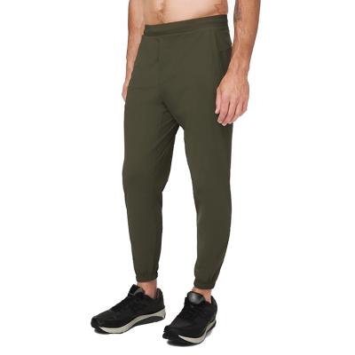 China High Quality Sweatpants Anti Static Zips Slap Pants Men Green Running Joggers With Pocket for sale