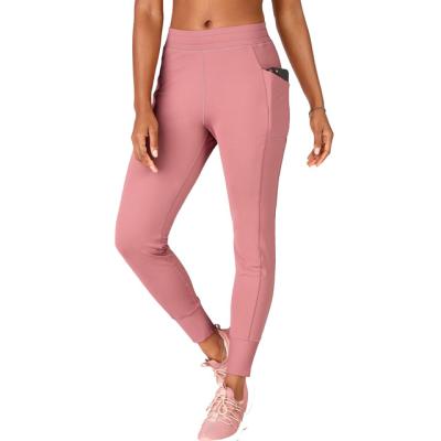 China Wholesale Track Breathable Women's High Quality White Women's OEM Gym Jogger Skinny Fit Active Pants for sale