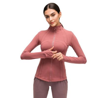 China New Breathable Wholesale Fitness And Yoga Use Comfortable Full Body Yoga Jackets Zipper Coat Women Sportswear for sale