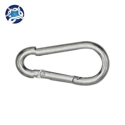 China Heavy industry stainless steel carabiner snap hook clip for hook or carabiner for sale