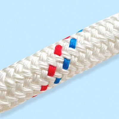 China Marine Boat Yacht Cheap Factory Price 2 Inch Diameter Custom Nylon Double Braided Polyester Rope for sale