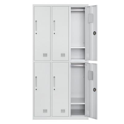 China Modern Home Furniture Storage Wardrobe Design Simple and Cheap Bedroom 3 6 9 12 Door Steel Modern Wardrobe for Clothes Bedroom Small Al for sale