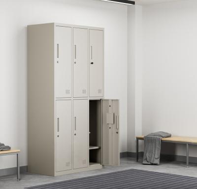 China Modern Gym iron locker cabinet steel staff metal work lockers school storage metal locker steel metal loker 12 pintu roperos armario for sale